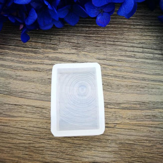 RESIN WAVY RECTANGLE Bead Mold, Silicone Mold to make 1-1/2 wavy rect