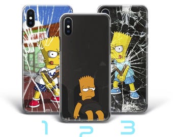 Bart 2 Phone Case Cover for Apple iPhone 5 SE 2020 2022 6 7 8 X Xs XR Max  Plus Inspired Funny Cartoon Simpson Marge Homer Lisa Old TV Show - Etsy