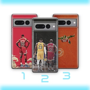 Basketball G6 Telefonskal För Google Pixel 6 6A 7 7A 8 8A 9 9A 10 Pro XL Toppspelare USA Bästa Gameplay MVP