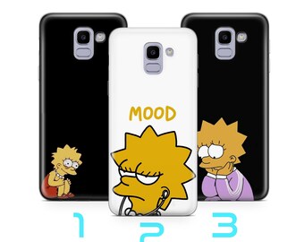 Lisa G5 Phone Case Cover For Samsung Galaxy A3 A5 A6 A7 A8 J3 J5 J6 J7 Simpson Funny Cartoon Character Daughter Smart Cute Sarcastic