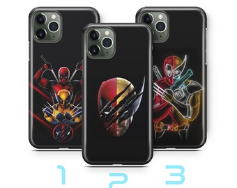 Deadpool Wolverine G4 Phone Case For iPhone 11 12 13 14 15 16 e 17 Air PRO Plus Mini Max Model American Superhero Crazy Guy Claw Hand Hero