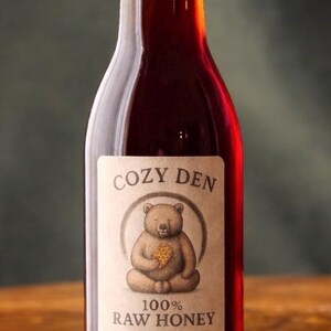 100% Raw Wildflower Honey | Small Batch Florida Honey (19 oz Glass Bottle)