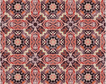 Ornate Boho Tile Seamless Pattern | Vintage Victorian Wallpaper Design | Indian Wedding Floor (Digital Design)