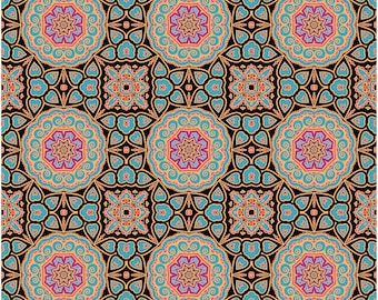 Intricate Mandala Seamless Pattern | Boho Digital Paper | Folk Art Fabric & Wallpaper Design | Abstract Tile Design (Digital File)