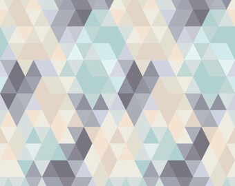 Modern Geometric Triangle Seamless Pattern | Scandinavian Wallpaper & Fabric Design | Dance Floor Design | Event Decor (Digital File)