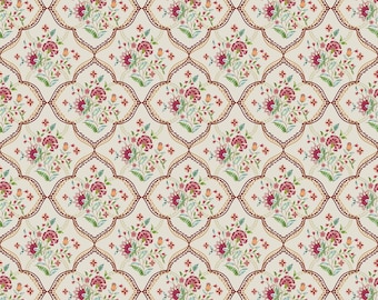 Vintage Floral Trellis Pattern | Indian Wedding Floor Wrap | Rajasthani Sangeet Design (Digital File)