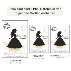 Last Minute Geburtstagsgeschenk für Mädchen, kreatives Geldgeschenk als digitaler Download.