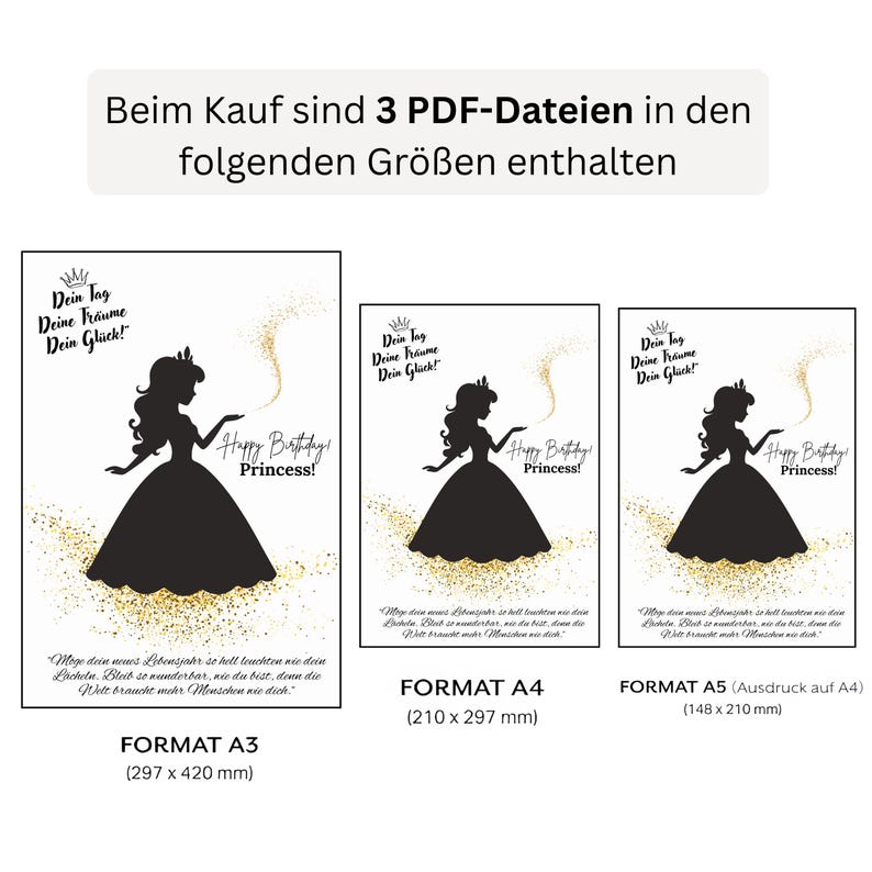Last Minute Geburtstagsgeschenk für Mädchen, kreatives Geldgeschenk als digitaler Download.