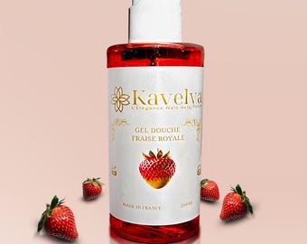 Gel Douche Artisanal Multi-Usages - Fraise Royale – 200mL