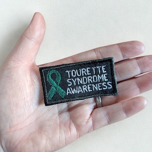 Tourette Syndrome Embroidery Patch | TS Awareness Iron-On Patch | Neurodiversity