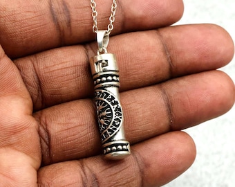 Secret Box Locket , Golden Bottle & Brass Spoon Charms Jewelry.