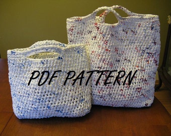 Recylced Plarn Bag PATTERN - PDF Format - No 2