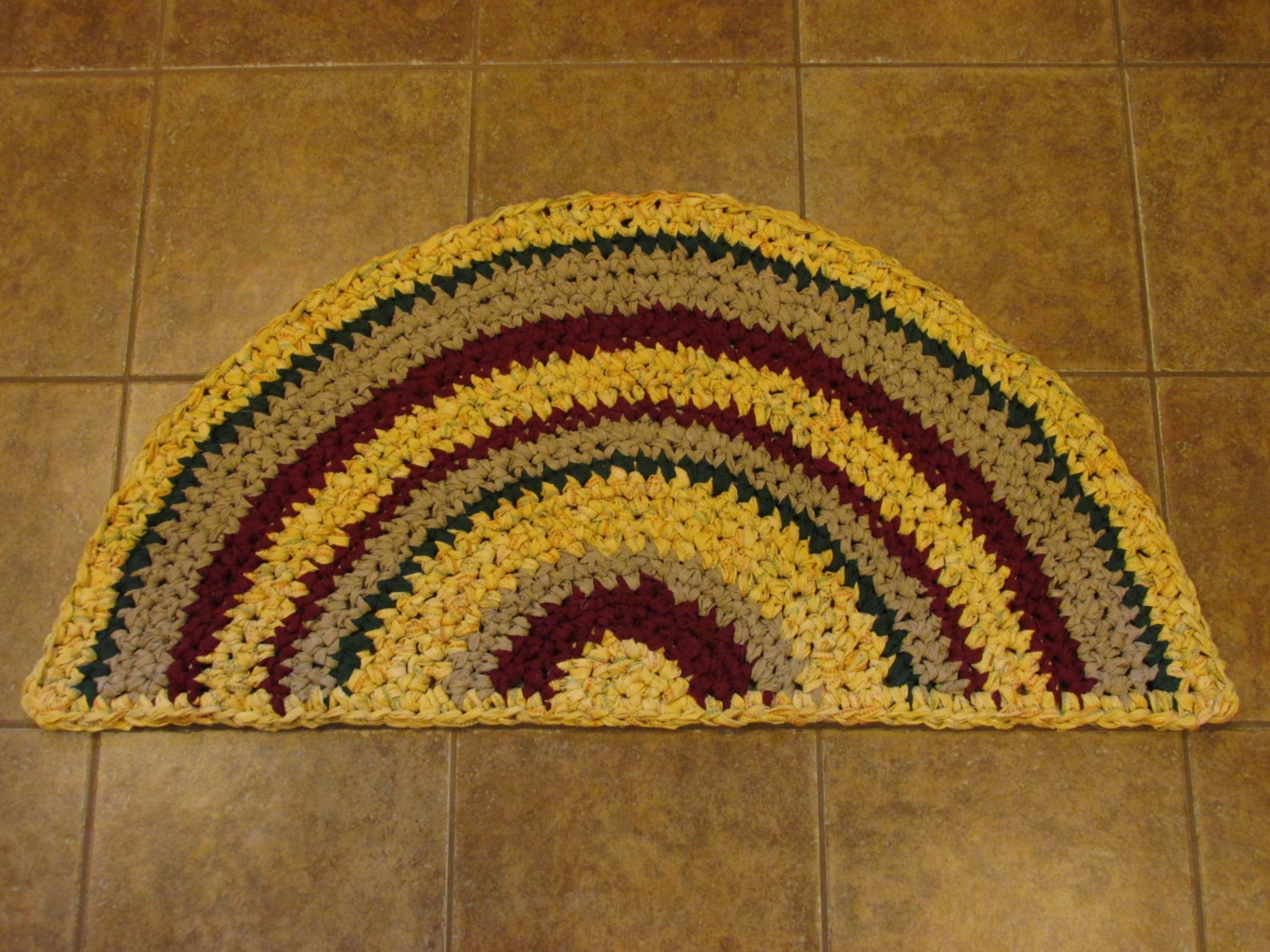 Half Moon Rag Rug - PDF Pattern - Etsy