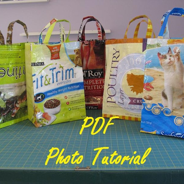 Dog Food and Grain Bag - PDF Photo Tutorial/ Pattern - No. 4