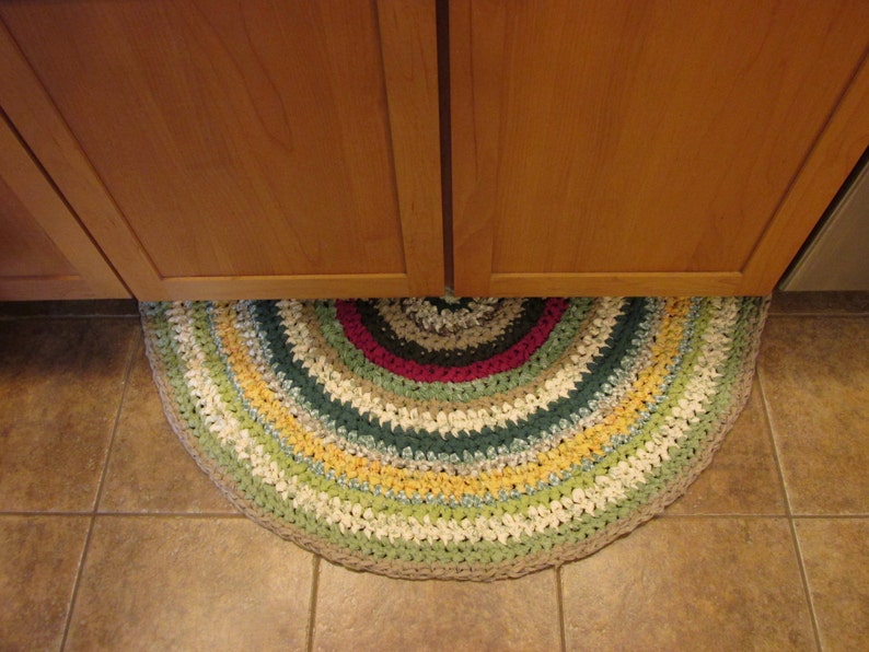 Half Moon Rag Rug - PDF Pattern - Etsy