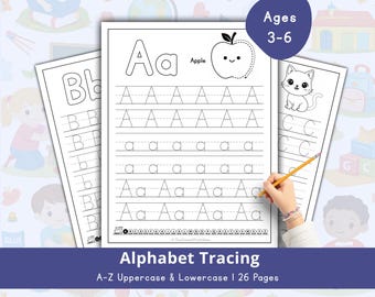 ABC Alphabet Tracing Worksheets | Kindergarten, Preschool, Homeschool |
