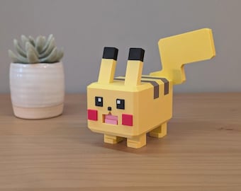 Blocky Pikachu| Collectable Figurine