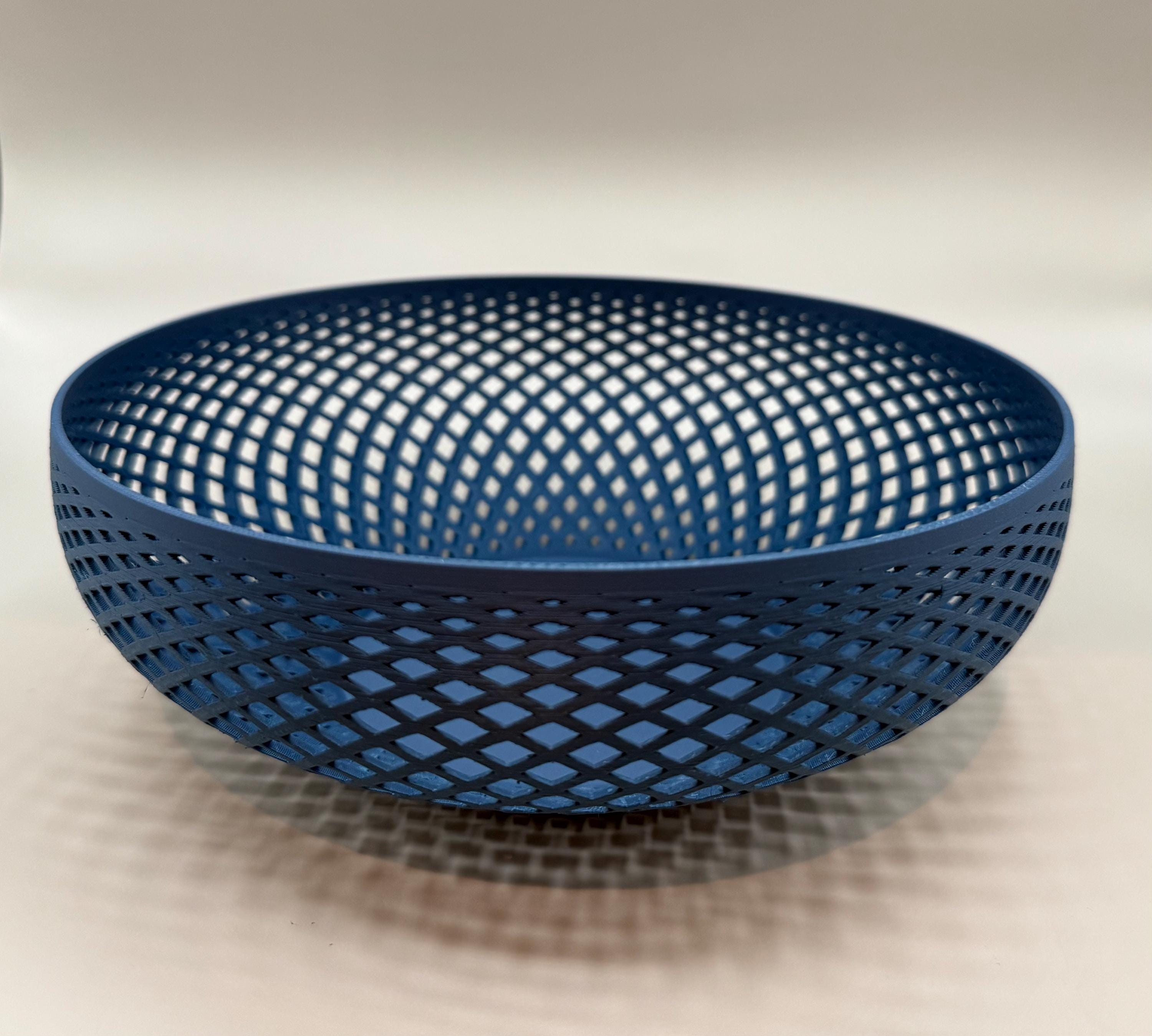Obstschale in blau