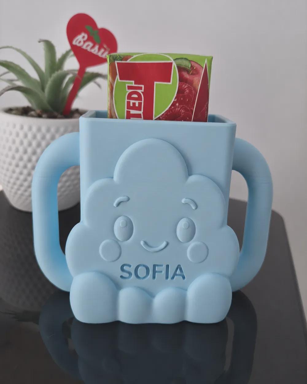 Reusable juice box