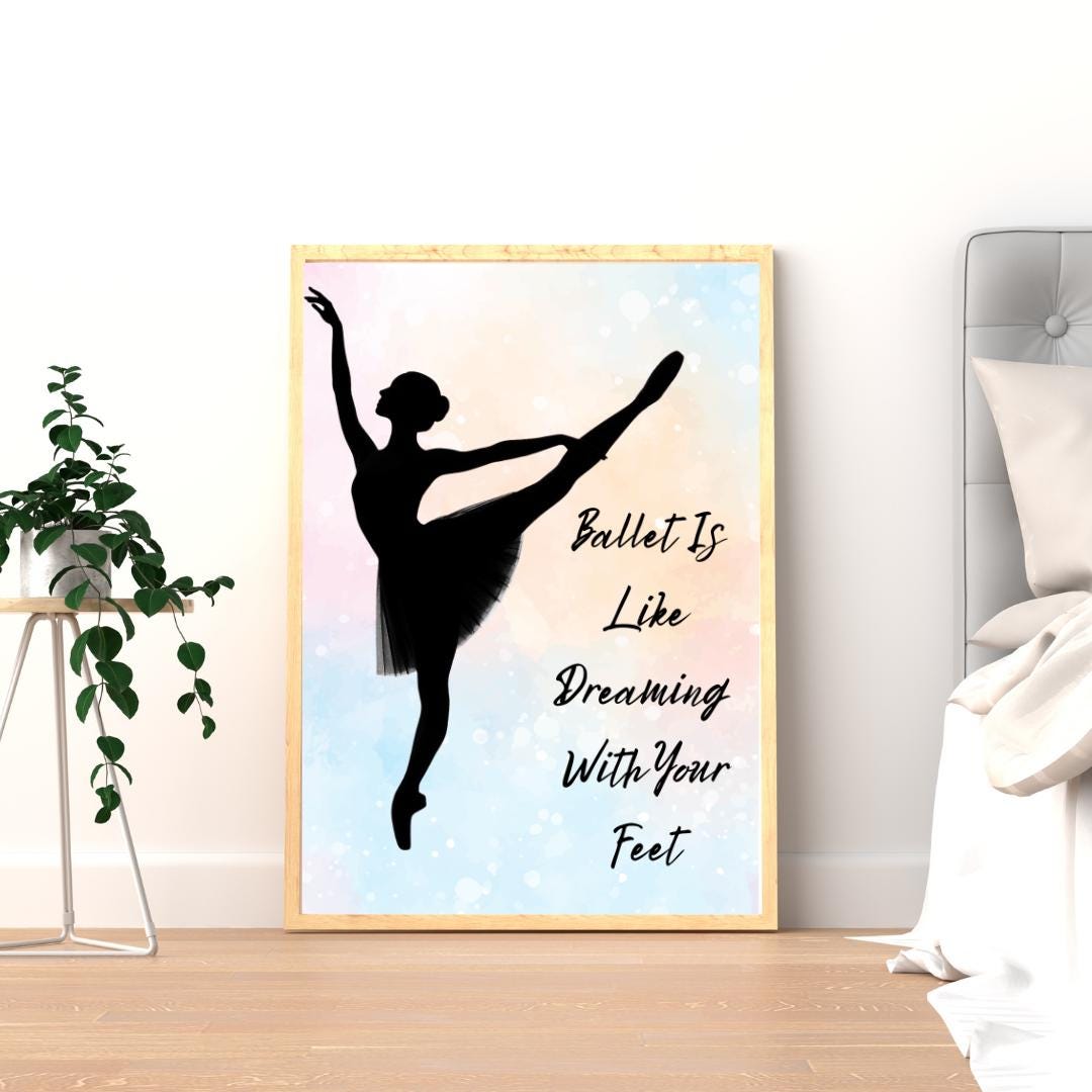 Dance Poster | Dance Wall Art Print | Ballet Studio Decor ...