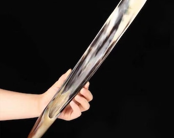 Shoe Horn Made with Real Horn Handmade | Home or Travel Use | Shoehorn for Men or Women Shoes & Boots | Natural Real Horn Shoehorn