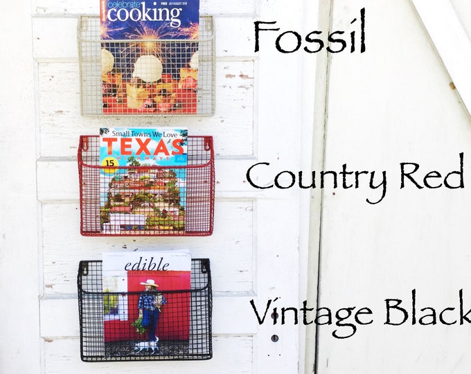 Wall Magazine Rack Wire Hanging File Holder New Office - Etsy