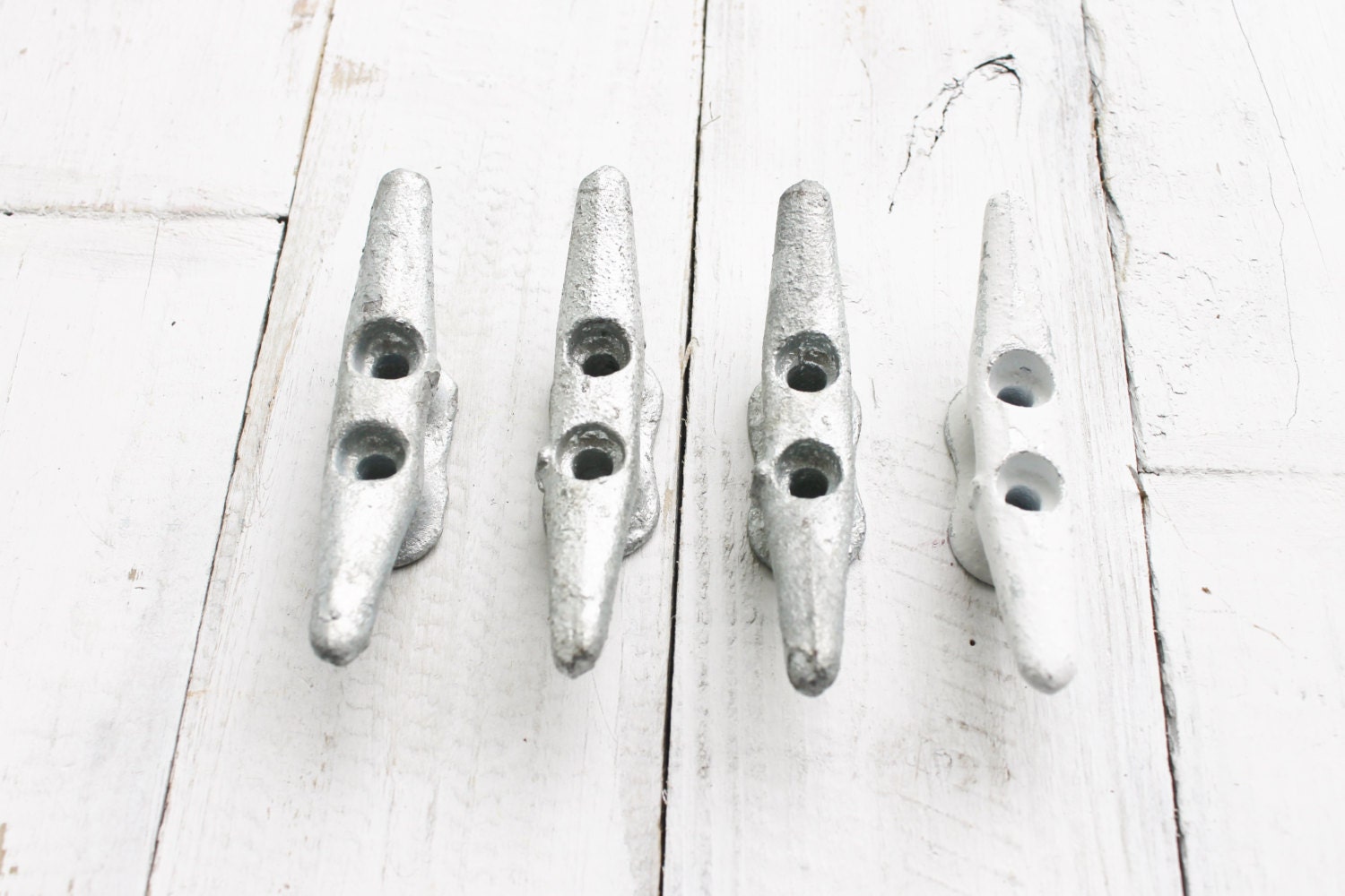 Boat Cleat Key Rack Distressed Nautical White Coastal Home Etsy