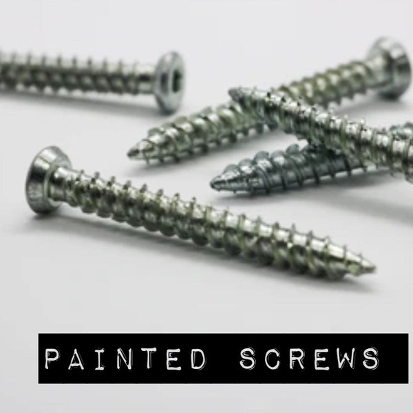 2 Painted Screws To Match All Wall Hangings- Painted Metal- Pick Your Color-Switch Plate Screws-Outlet Screws