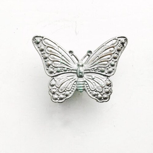 Butterfly Knob Poly Resin Knob Knobs Decorative Etsy