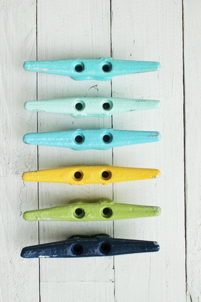 6 Boat Cleat wall Hooksboat Cleatboat Cleatscoat Etsy