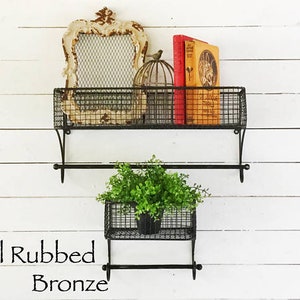 Basket Towel Rod, Bathroom Organizer, Kitchen Organizer, Bathroom Shelf, Bathroom Storage, Industrial Bathroom, Hand Towel Rack, Farmhouse