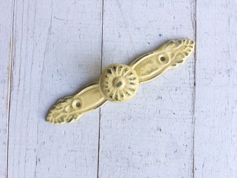 Cabinet Pulls Rustic French Cottage Style Cast Iron | Etsy