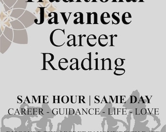 Javanisches Karriere Reading: Personalisierte Anleitung für Geschäft, Karriere, Karriereweg, Job, Lebenszweck und persönliches Wachstum (PDF-Download)
