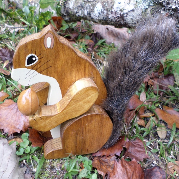 Handmade wooden Squirrel no2