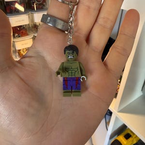 The Incredible Hulk mini figure keychain - Marvel gift for geek, nerd, friend, partner