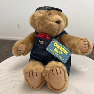 Oshkosh Stuffed Bear - Etsy