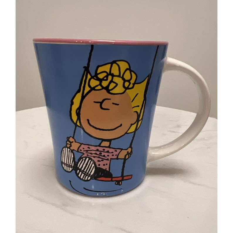 Peanuts Sally Life Goes On Coffee Mug By Gibson Overseas Charlie Brown Snoopy image 1