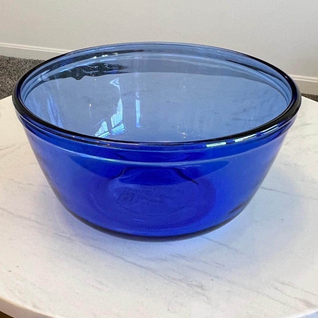 Anchor Hocking Cobalt Blue Mixing Bowls - Etsy