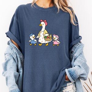 Mama Duckling Shirt: Vintage Style Cottagecore Motherhood Tee image 8