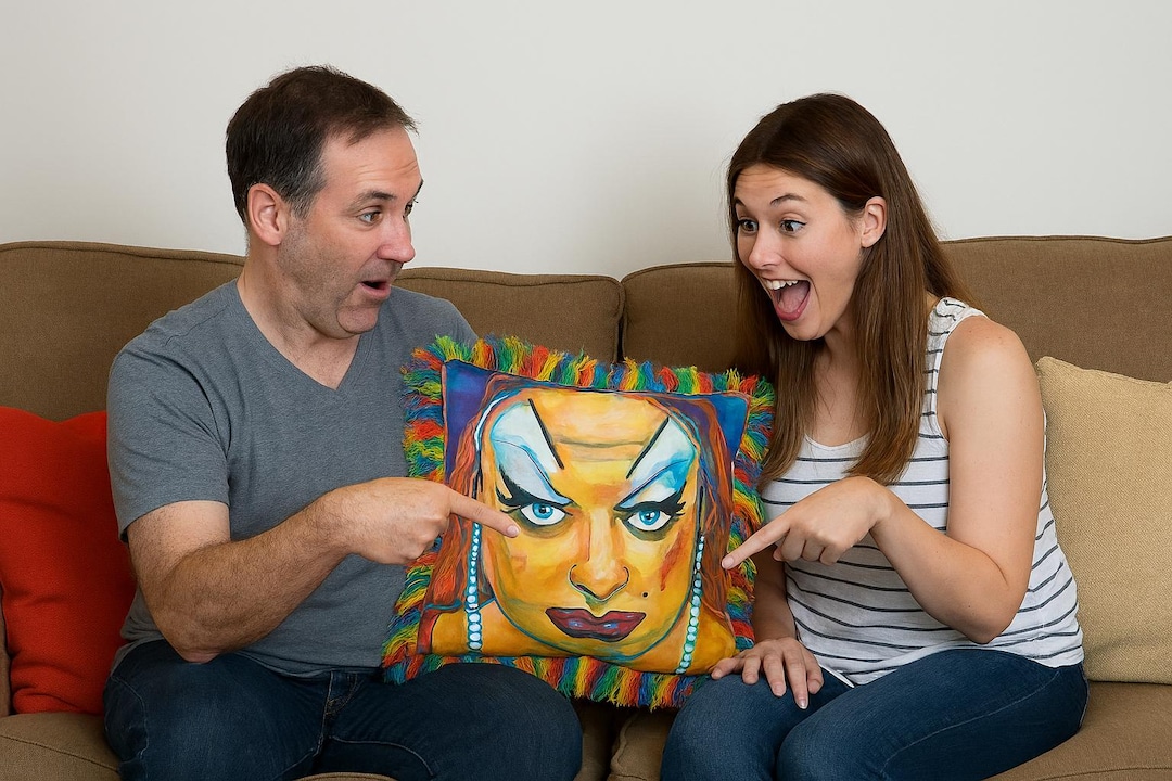 Fierce Baltimore DIVINE Drag Queen Pillow –original Pop Art With ...
