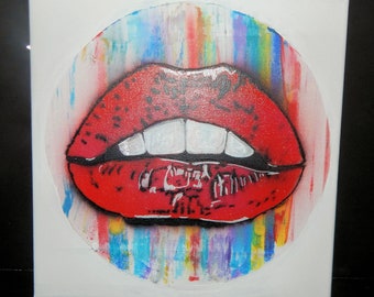 『cocktail soda』アクリル画 acryl paint art_02 Original Pop Graffiti Spray Paint and Acrylic Paint (with