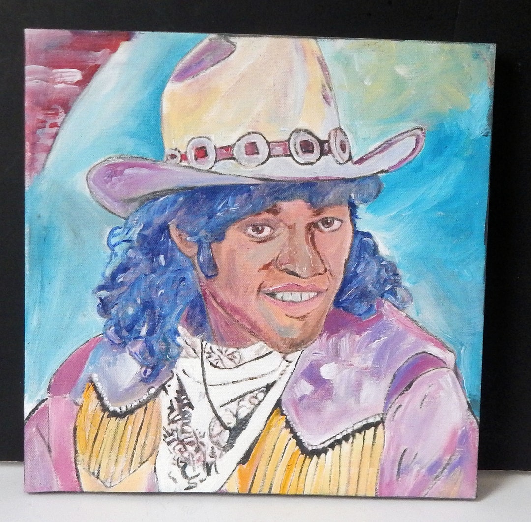 Cowboy Curtis From Pee Wee Herman Playhouse Original Pop Bright Acrylic