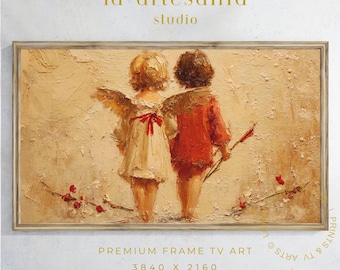 Vintage cupid angels romantic wall art for Samsung Frame TV 4K Download Screensaver