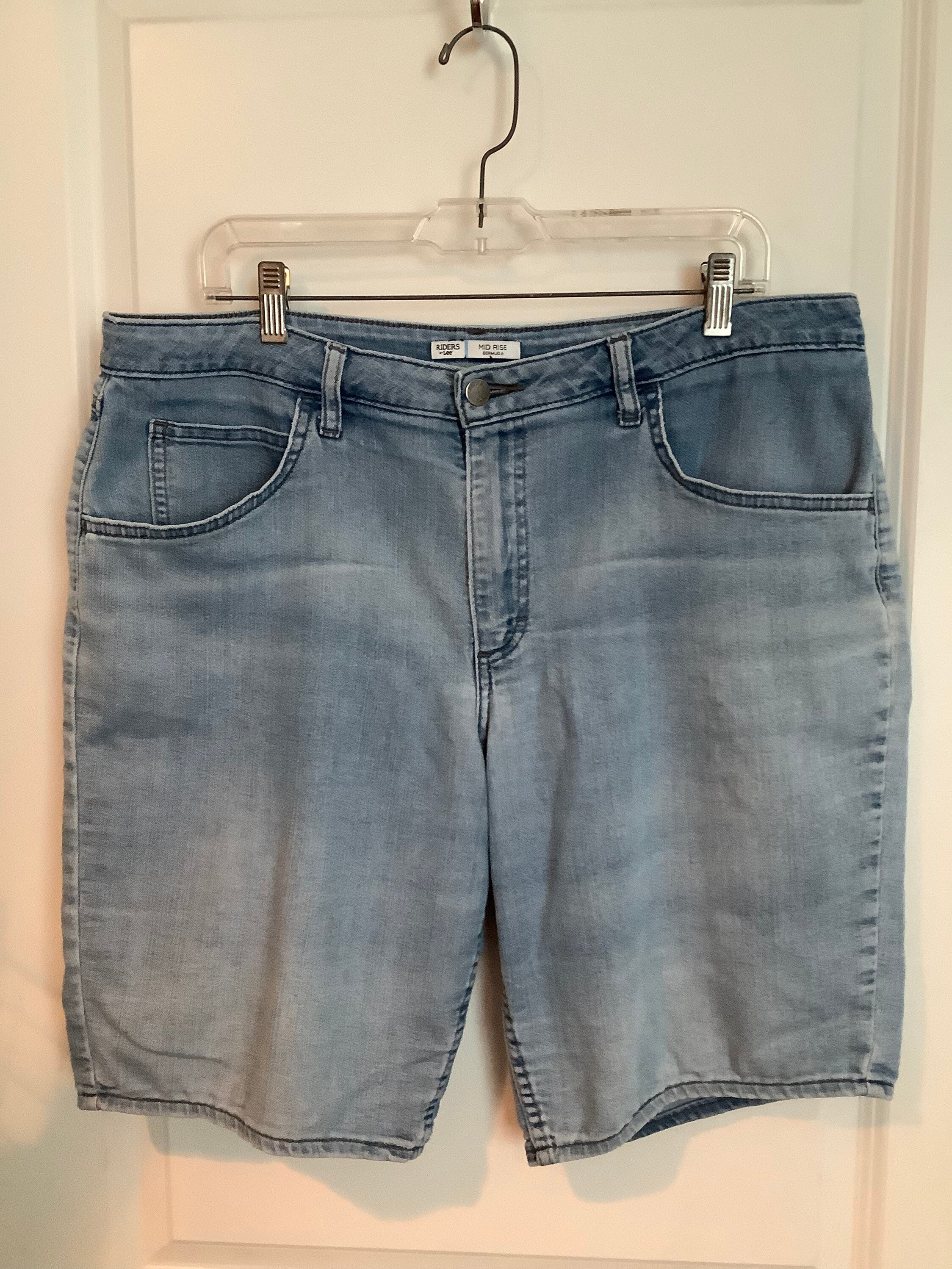 Short Cargo Lee Riders Femme – Taille 38 (M), Gris, En Coton, Coupe Regular, Pour Un Look Casual