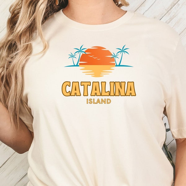 Catalina Coast Palm Boyfriend Beach Shirt main image 1
