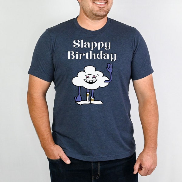 Chemise d'anniversaire des trolls, joyeux anniversaire, t-shirt de fête des trolls, t-shirt de type nuage, chemise drôle de papa, chemise drôle d'enfants