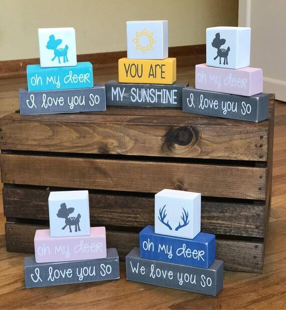 Baby Girl Nursery Decor Oh My Deer I Love You So Woodland Etsy Baby Girl Nursery Decor Oh My Deer I Love You So Woodland Etsy