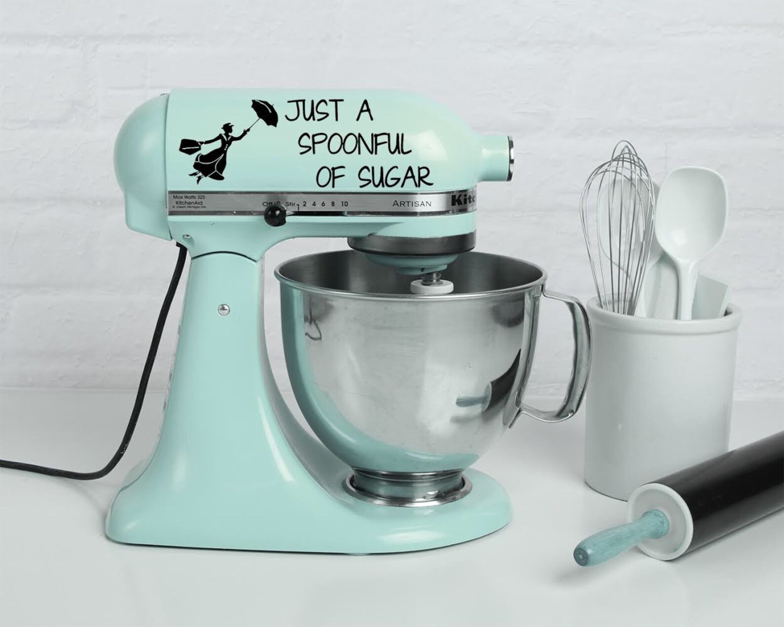 Spoonful of Sugar Kitchenaid Mixer Vinyl Decal Sticker Dessert Etsy