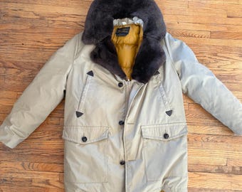Vintage 1980s/90s Eddie Bauer Raincoat/ Parka - Etsy