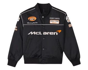Handmade McLaren Bomber Jacket – Formula 1 Racing Jacket